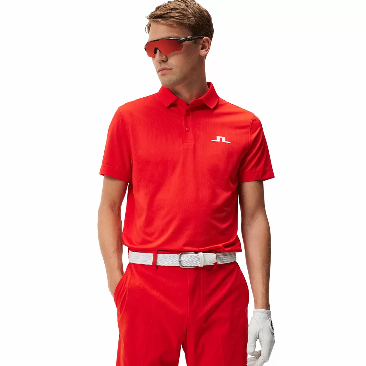 Fashion J.Lindeberg Men's Bridge Golf Polo Shirt Men Men's Golf Polo Shirts