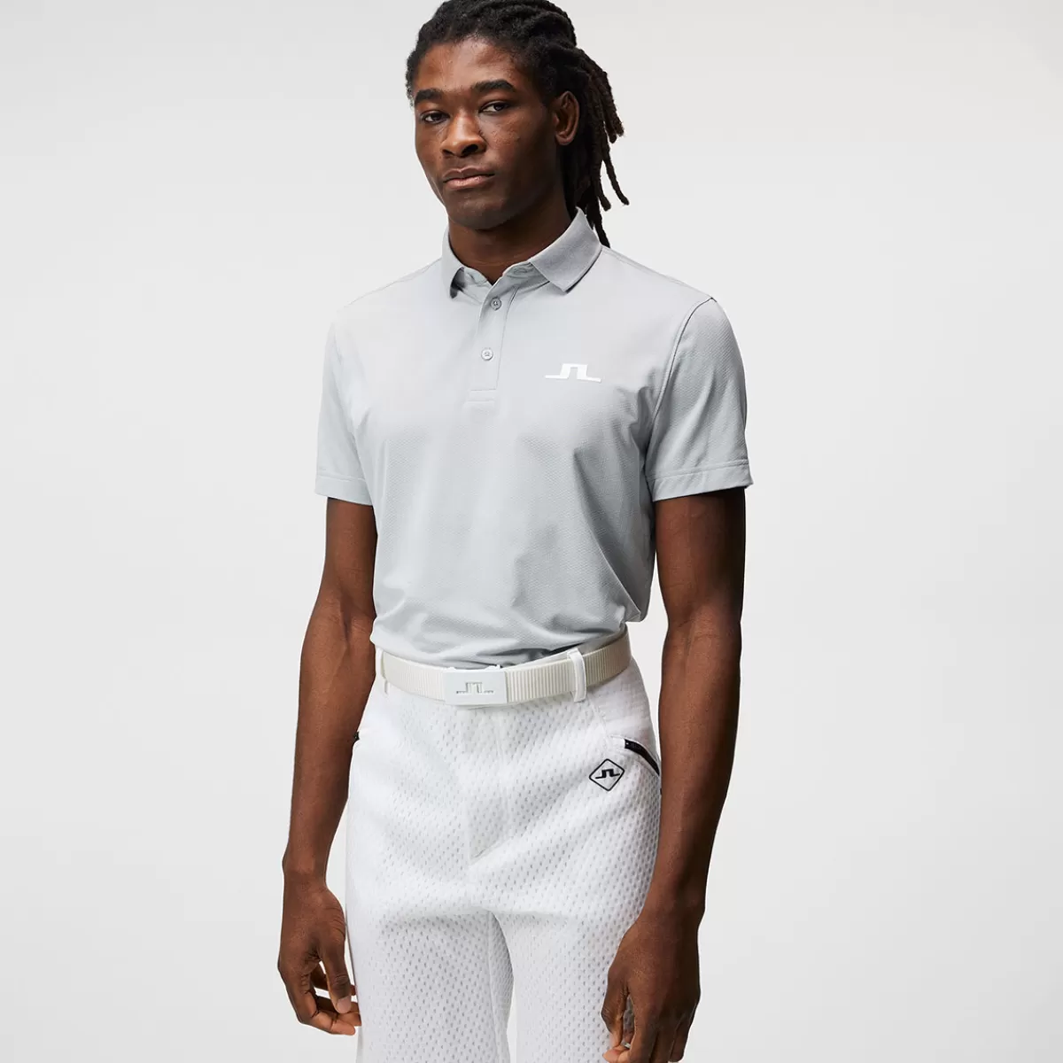 Shop J Lindeberg J.Lindeberg Men's Bridge Golf Polo Shirt High Rise