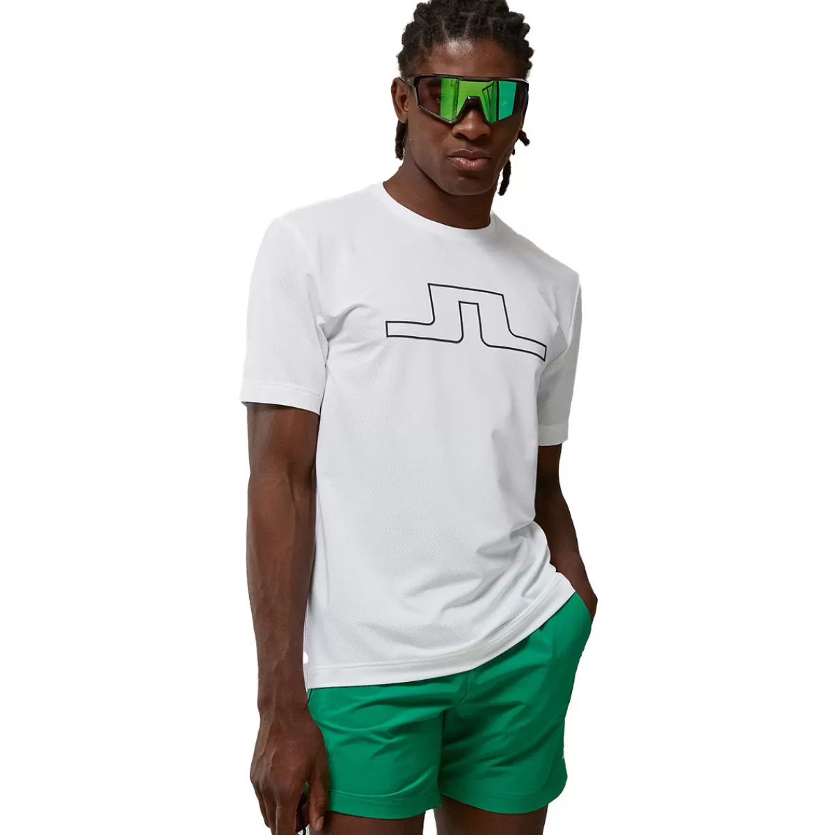 Shop J Lindeberg J.Lindeberg Men's Bridge Graphic Golf T-Shirt
