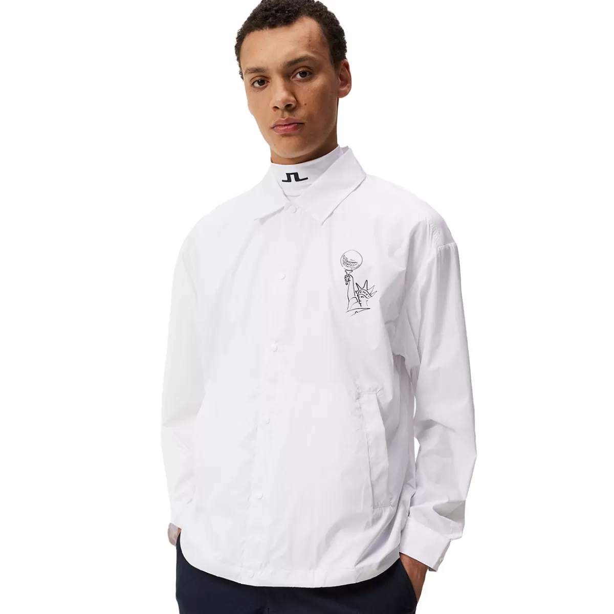 Best J Lindeberg J.Lindeberg Men's Dex Pga Golf Jacket White