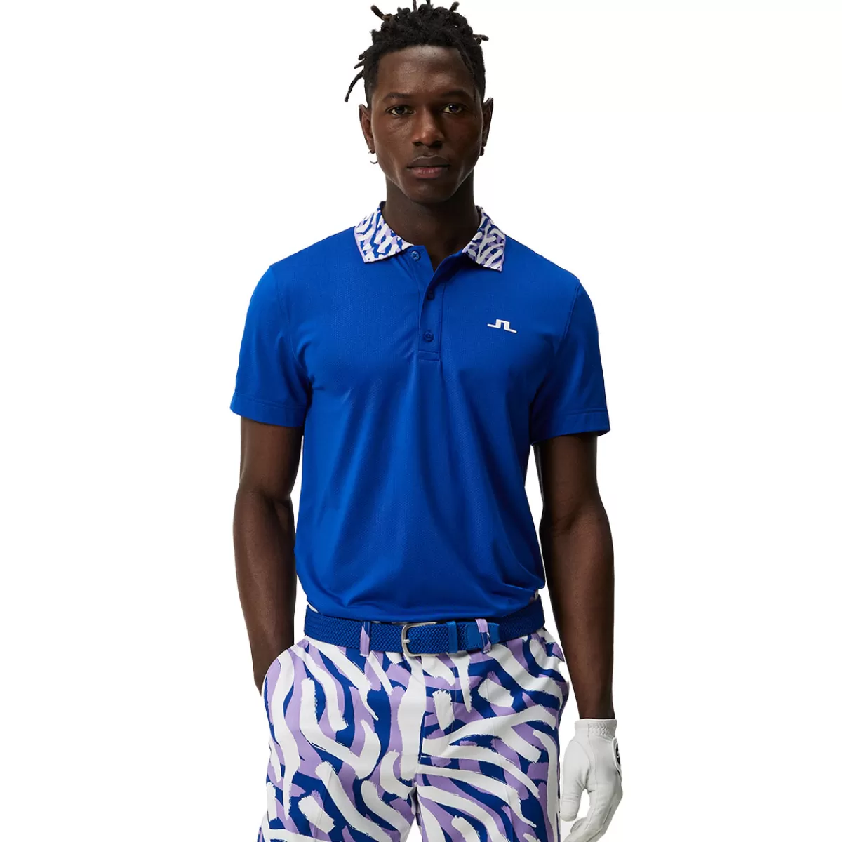 Best Sale J Lindeberg J.Lindeberg Men's Glen Regular Golf Polo Shirt Surf The Web