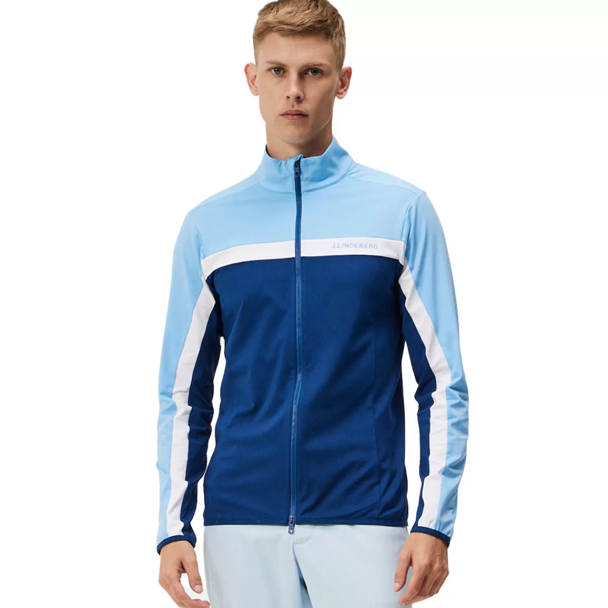 Store J Lindeberg J.Lindeberg Men's Jarvis Full Zip Golf Mid Layer