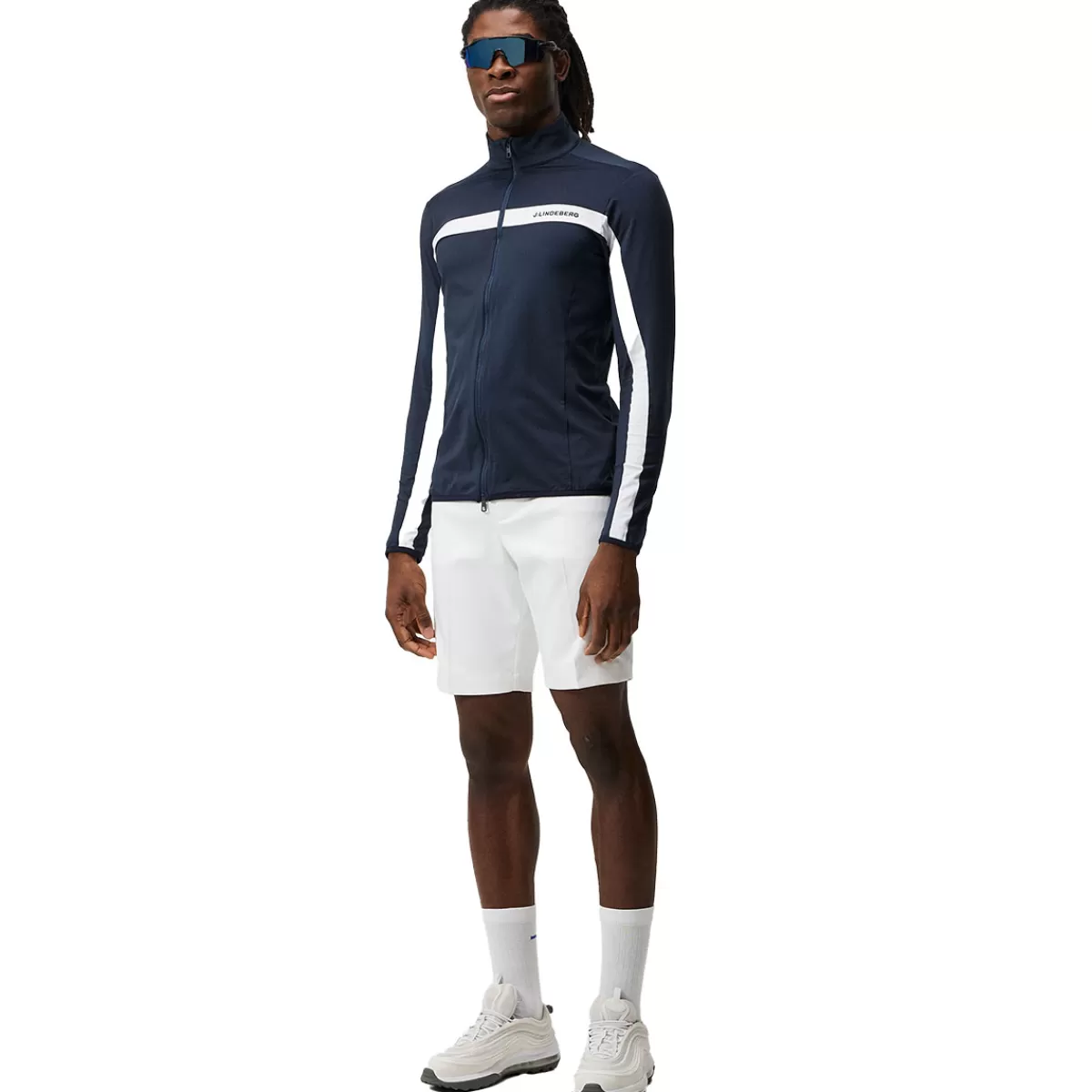 Shop J.Lindeberg Men's Jarvis Full Zip Golf Mid Layer Men Men's Golf Jackets