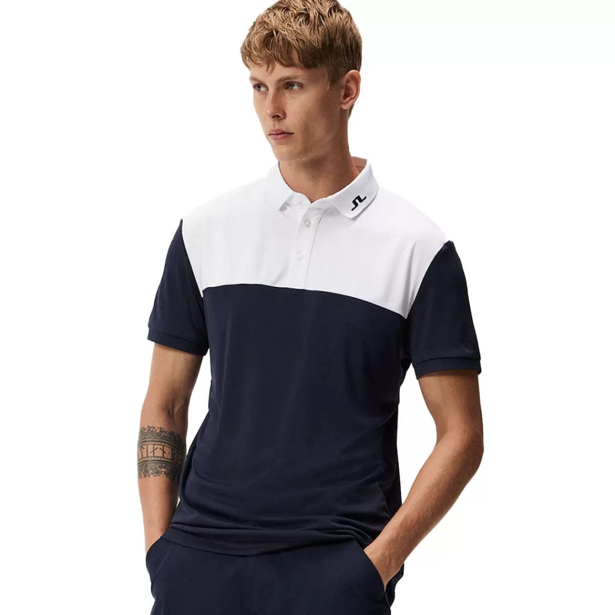 New J Lindeberg J.Lindeberg Men's Jeff Golf Polo Shirt
