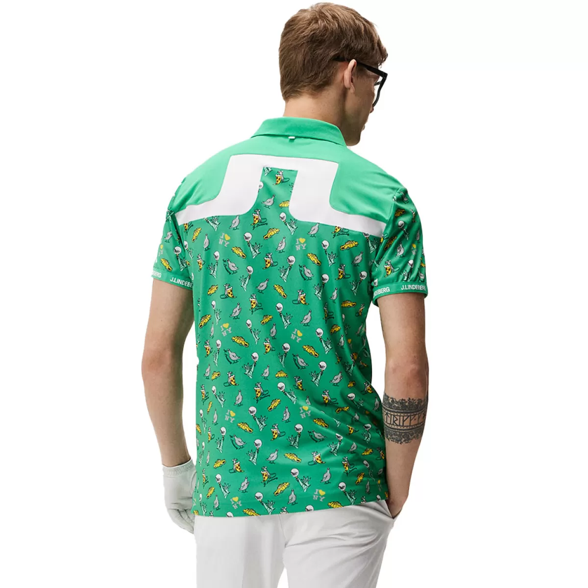 Outlet J.Lindeberg Men's Jeff Pga Golf Polo Shirt Men Men's Golf Polo Shirts