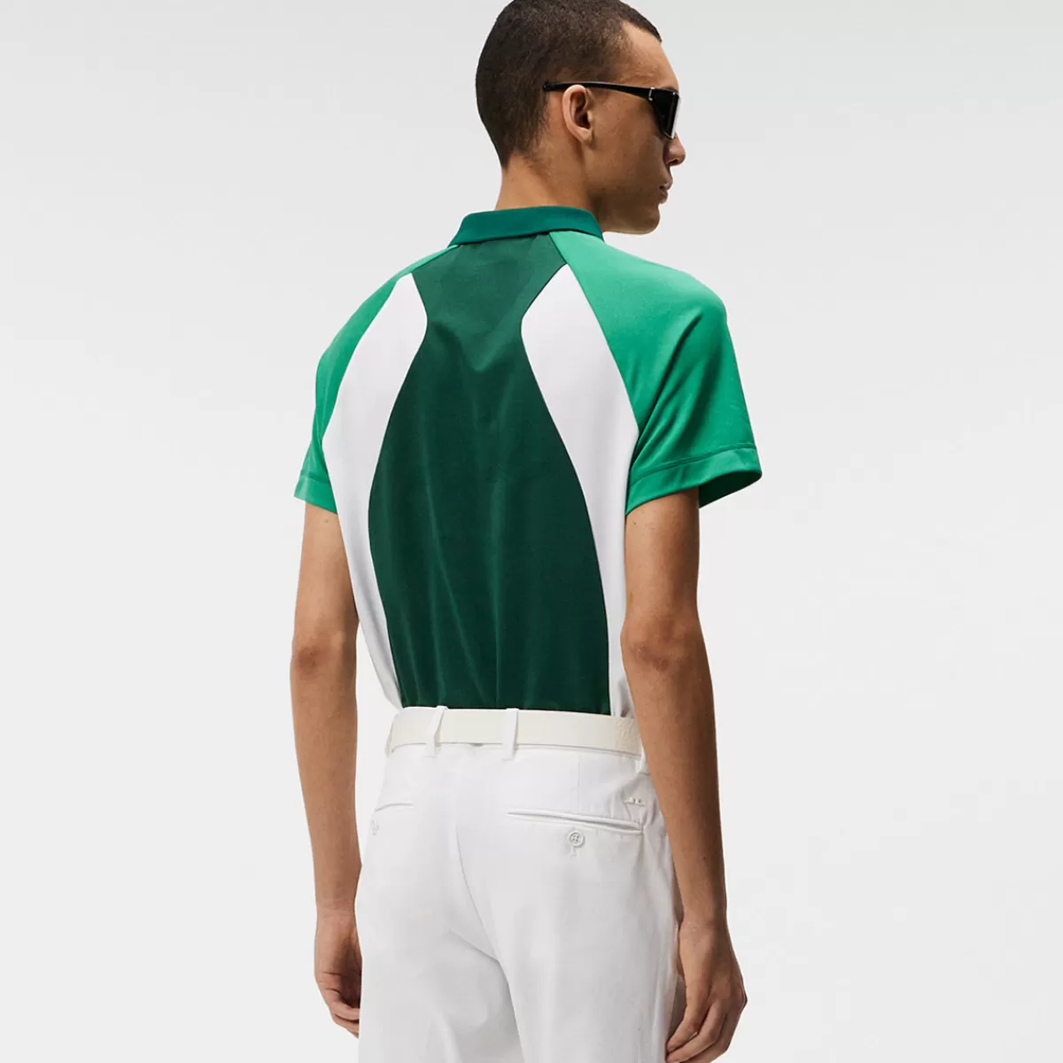 New J Lindeberg J.Lindeberg Men's Lars Players Golf Polo Shirt Bosphorus