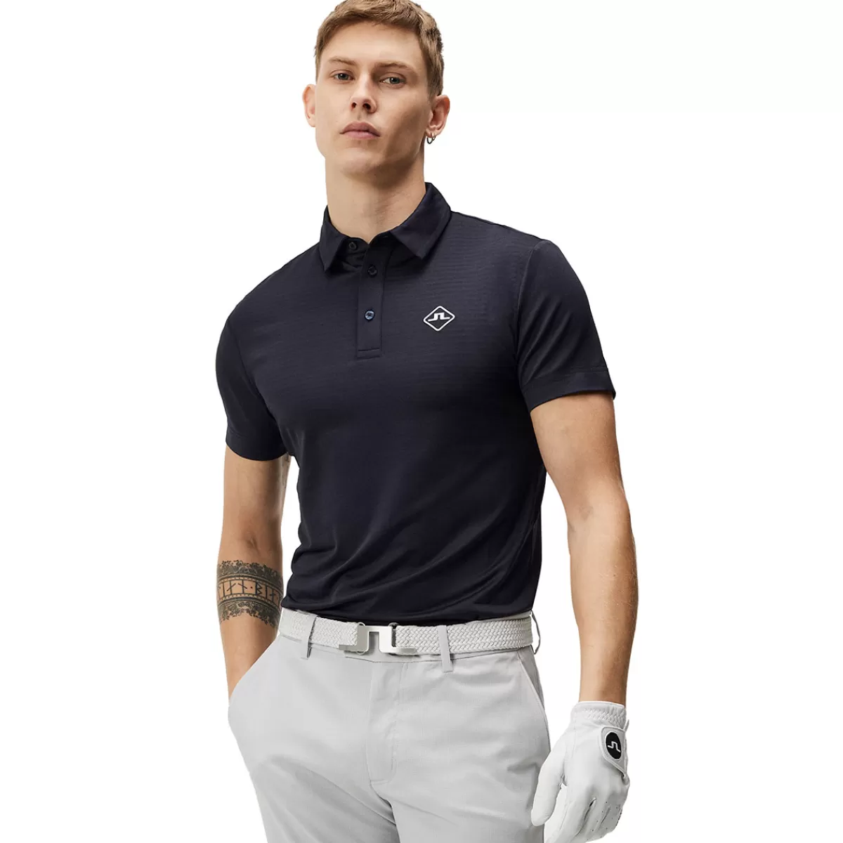Best J Lindeberg J.Lindeberg Men's Lowell Golf Polo Shirt Navy
