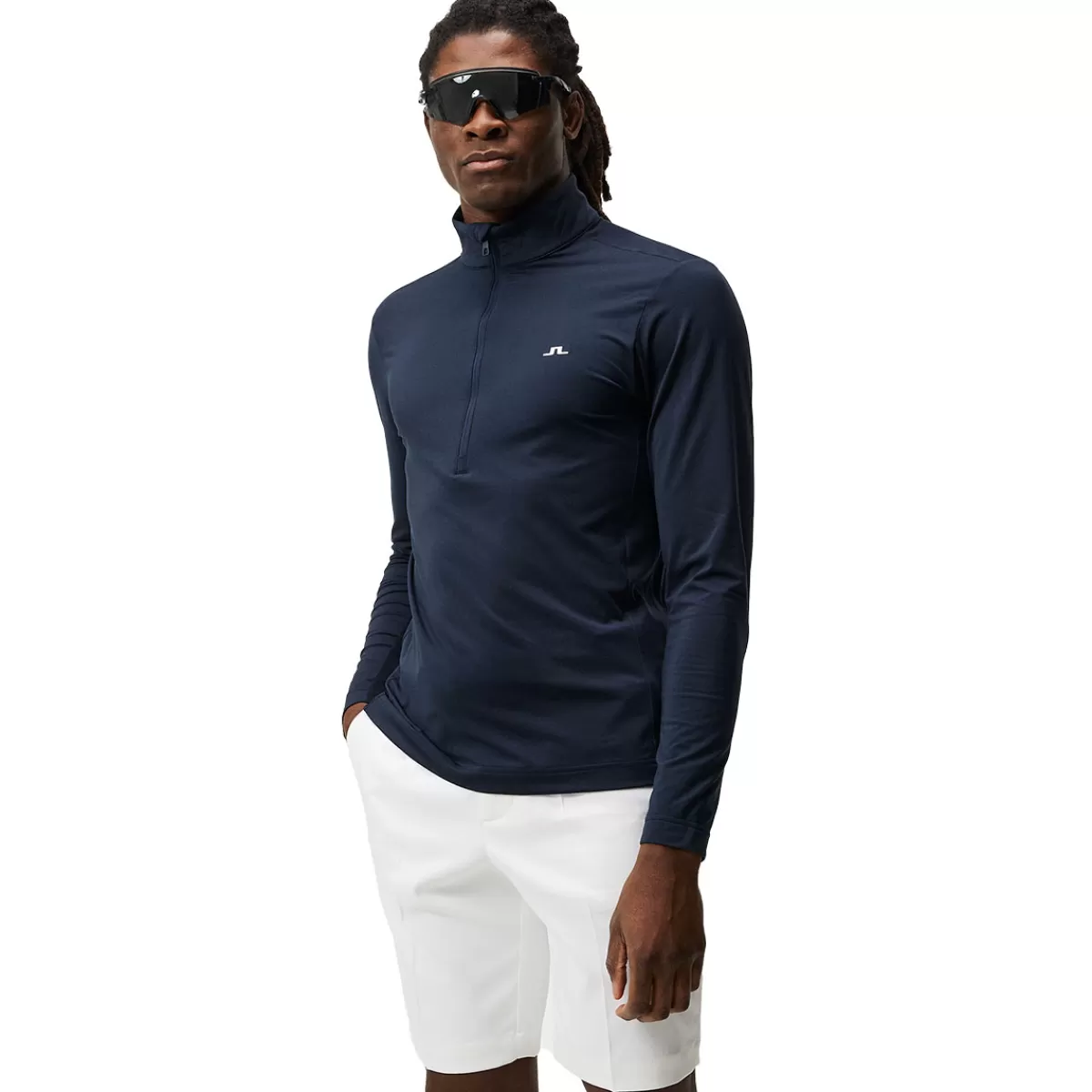 Clearance J.Lindeberg Men's Luke Half Zip Golf Mid Layer Men Men's Golf Sweaters