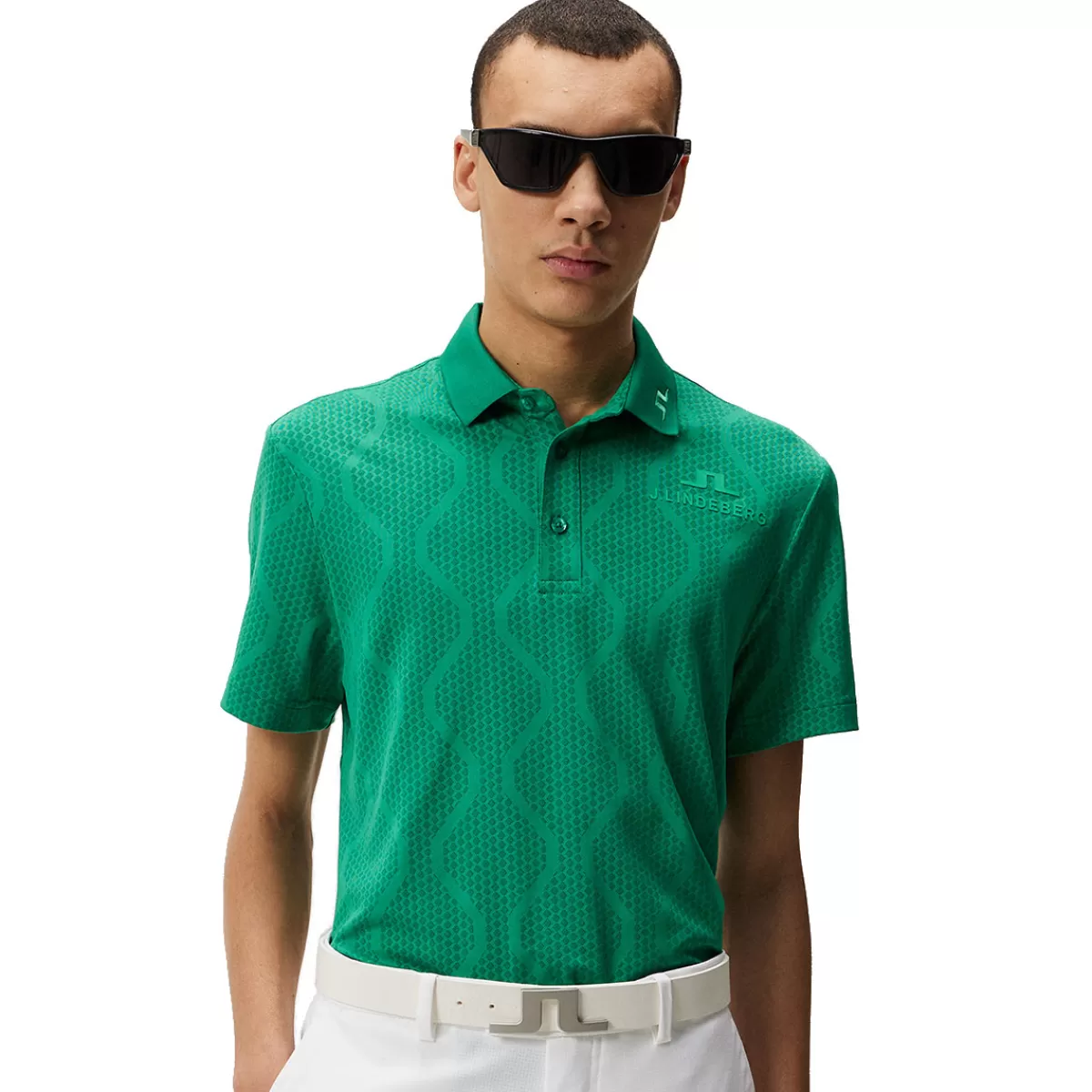 Online J Lindeberg J.Lindeberg Men's Mat Players Golf Polo Shirt Bosphorus