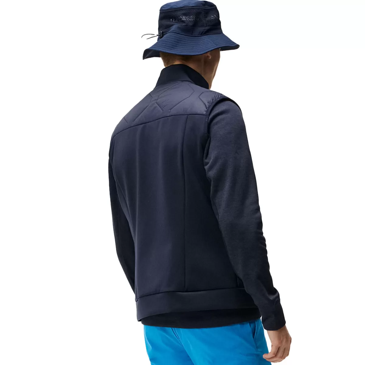 Store J.Lindeberg Men's Quilt Hybrid Golf Gilet Men Men's Golf Sweaters