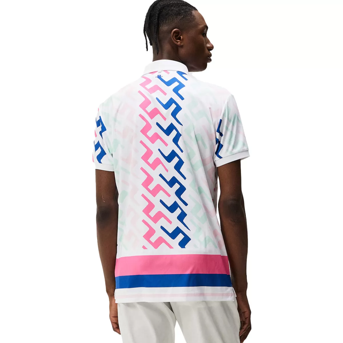 New J.Lindeberg Men's Special Tour Tech Polo Shirt Men Men's Golf Polo Shirts
