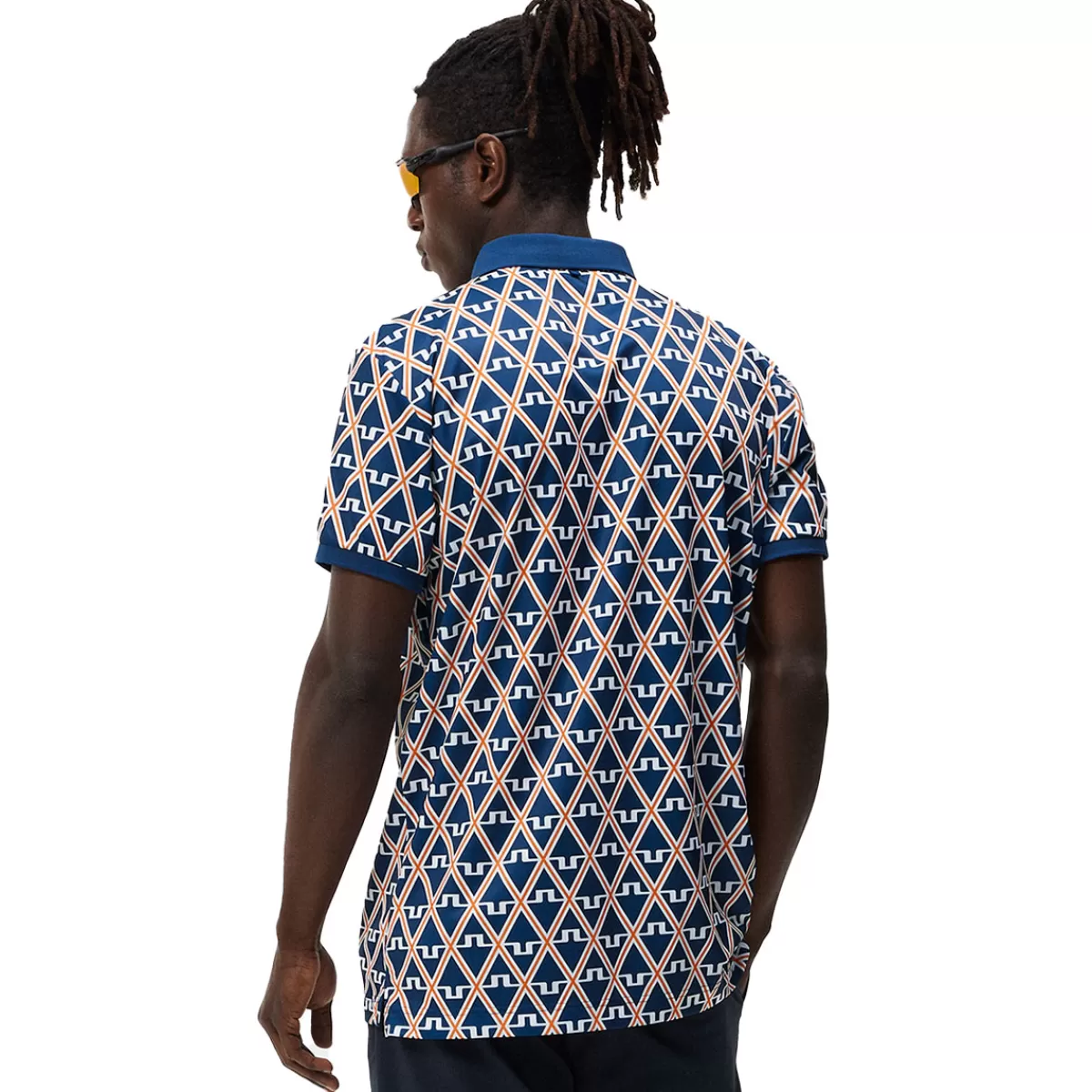 Best Sale J Lindeberg J.Lindeberg Men's Tour Tech Print Golf Polo Shirt