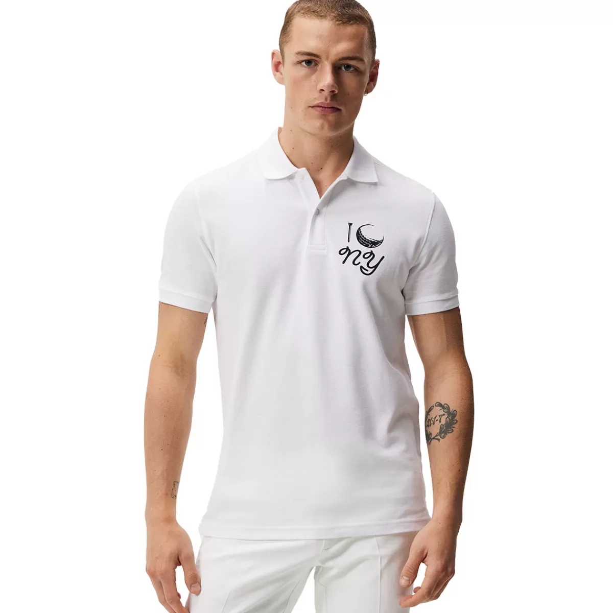 Best J.Lindeberg Men's Troy Tour Collection Golf Polo Shirt Men Men's Golf Polo Shirts