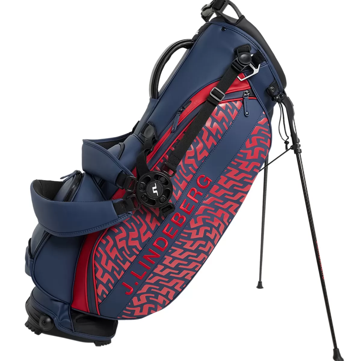Best Sale J Lindeberg J.Lindeberg Play Print Stand Bag Bridge Swirl Red