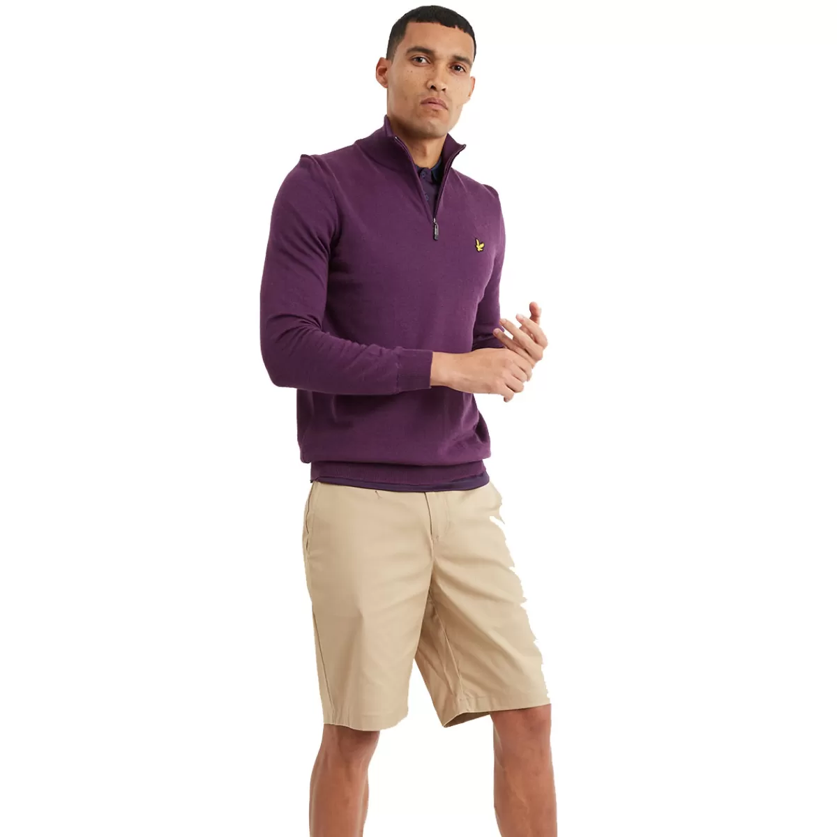 Outlet Men's Half Zip Golf Pullover Men Men's Golf Sweaters