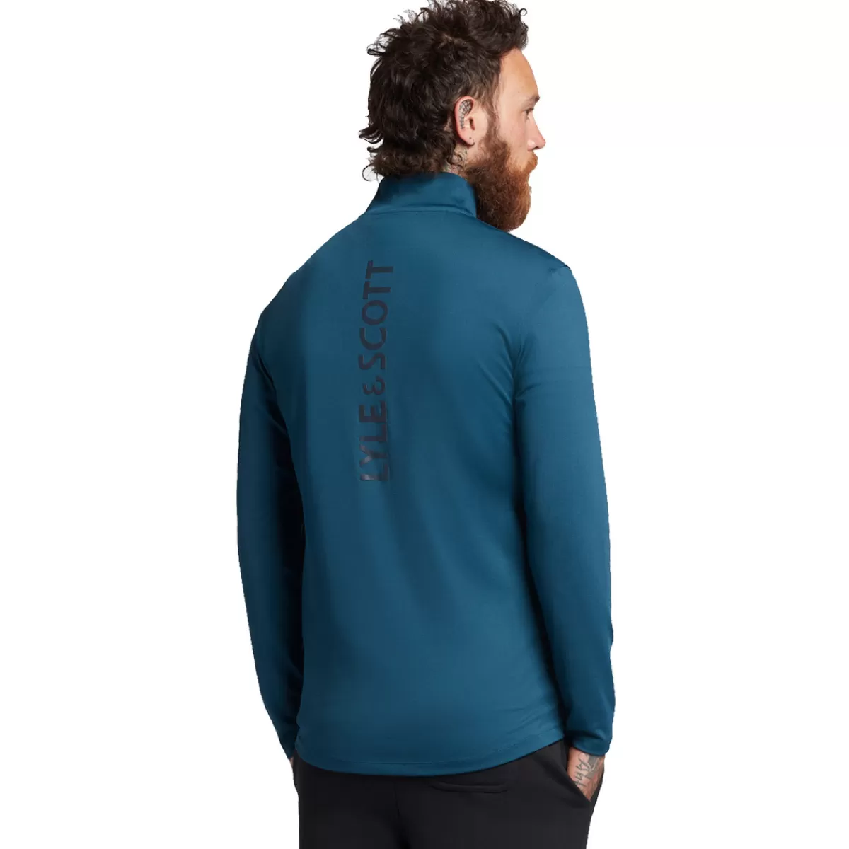 Best Sale Men's Stretch Half Zip Golf Midlayer Men Men's Golf Sweaters