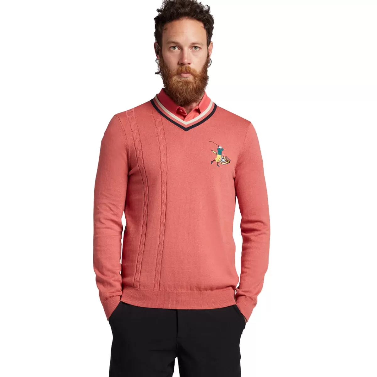 Online Men's The Gregor V-Neck Golf Sweater Men Men's Golf Midlayers