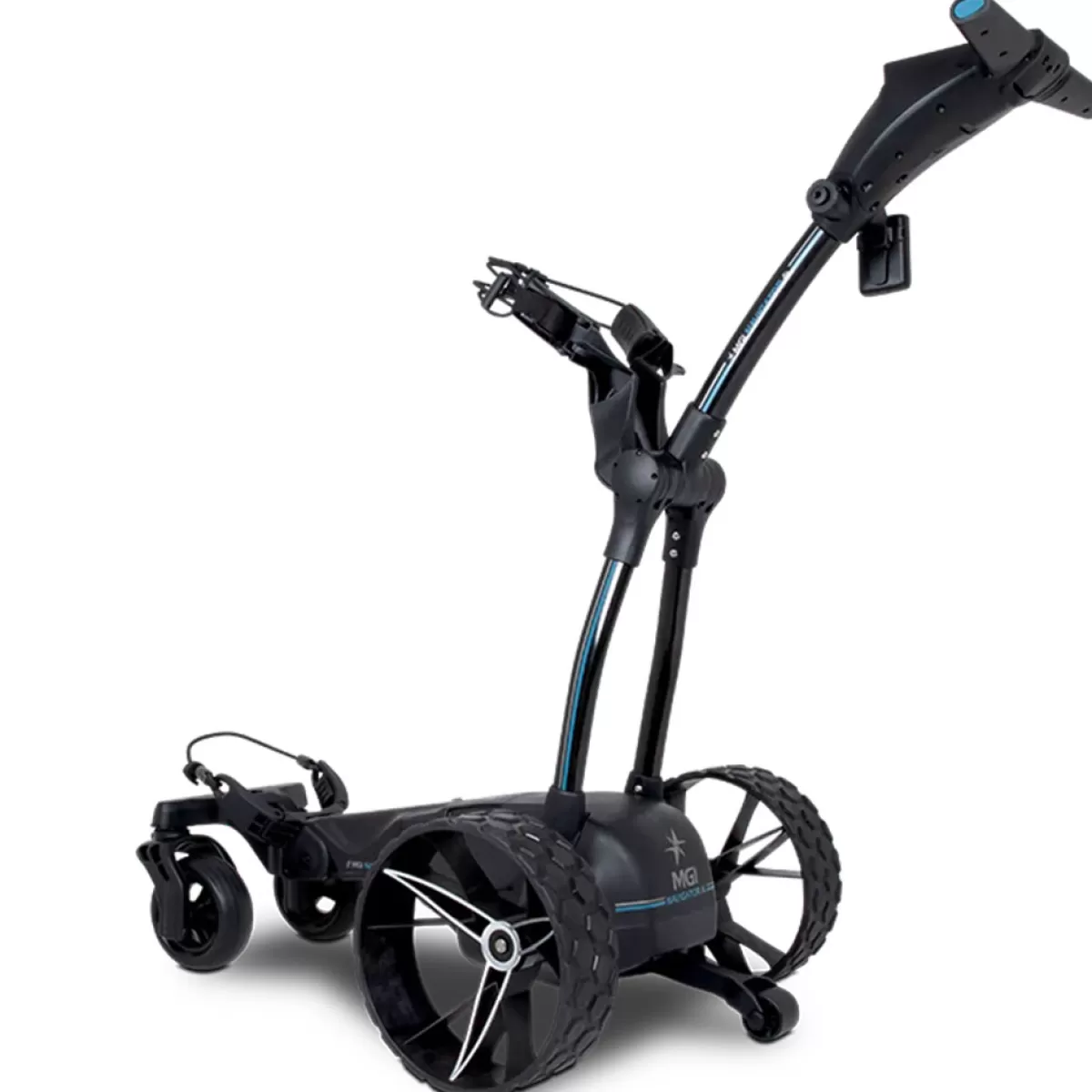 Fashion MGI Golf Mgi Navigator Ai Gps+ Remote Lithium Electric Golf Trolley Black