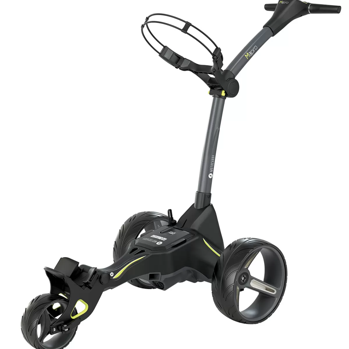 Discount Motocaddy M3 Pro Standard Range Lithium Electric Golf Trolley (With Accessories) Graphite