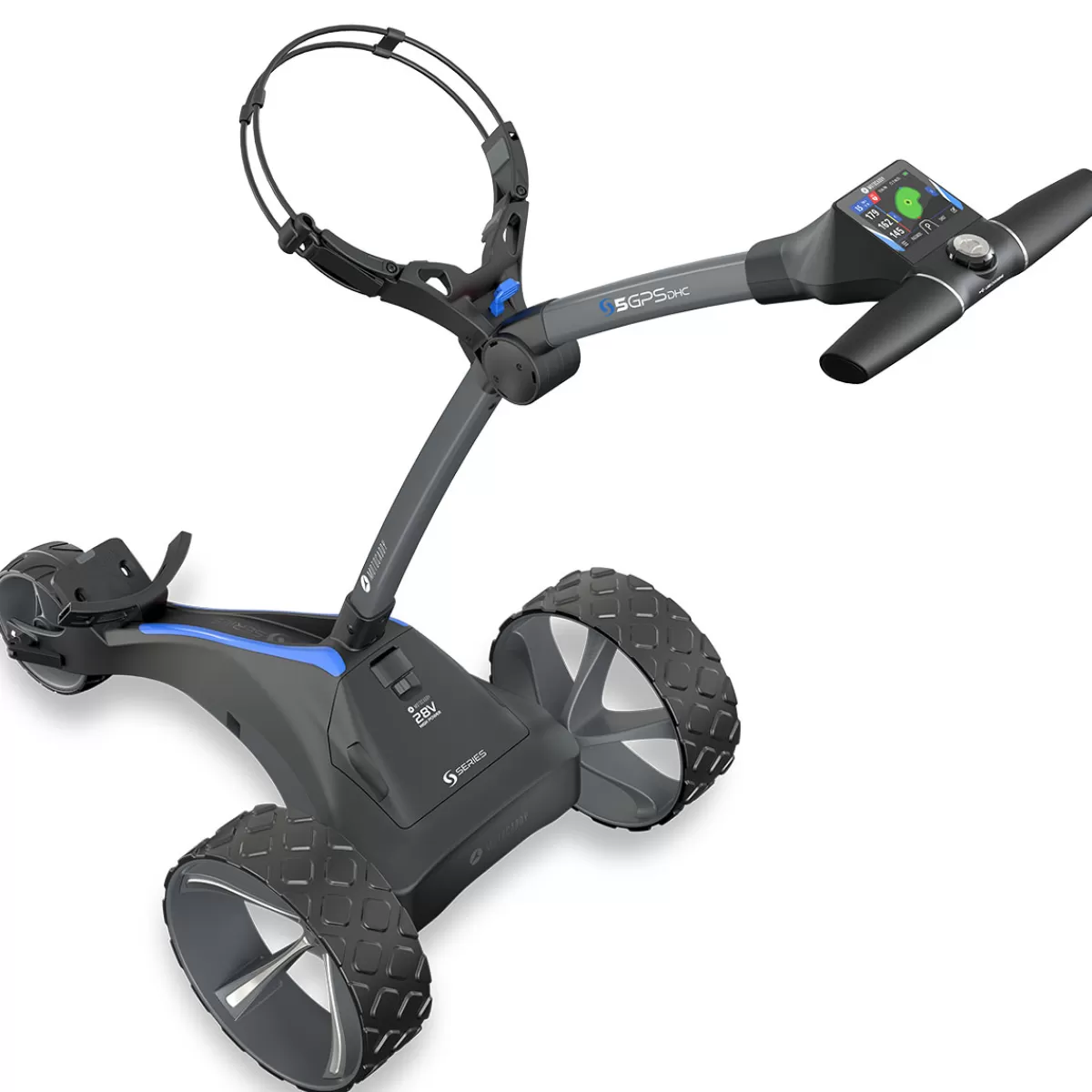 Best Sale Motocaddy S5 Gps Dhc Standard Range Electric Golf Trolley Graphite