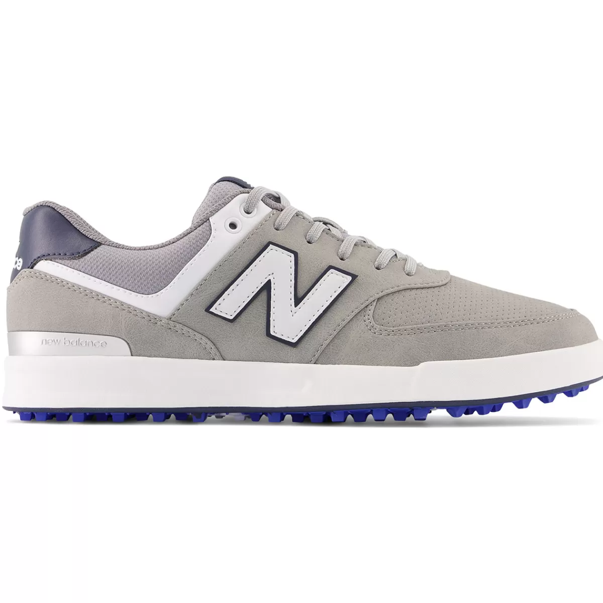 Best Sale New Balance Men's 574 Greens Waterproof Spikeless Golf Shoes Grey/White