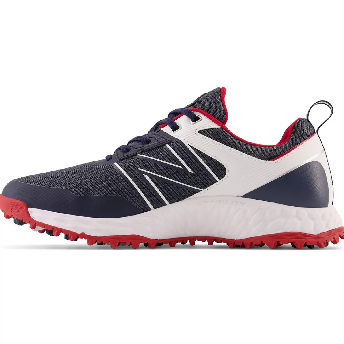 Shop New Balance Men's Fresh Foam Contend Waterproof Spikeless Golf Shoes