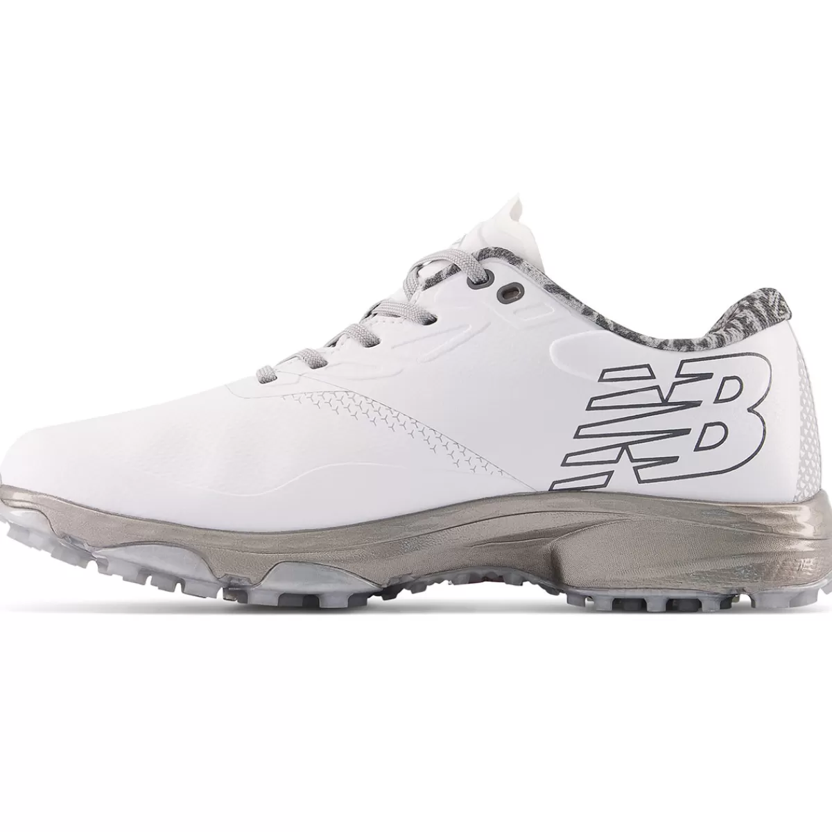 Best New Balance Men's Fresh Foam X Defender Waterproof Spikeless Golf Shoes White/Grey
