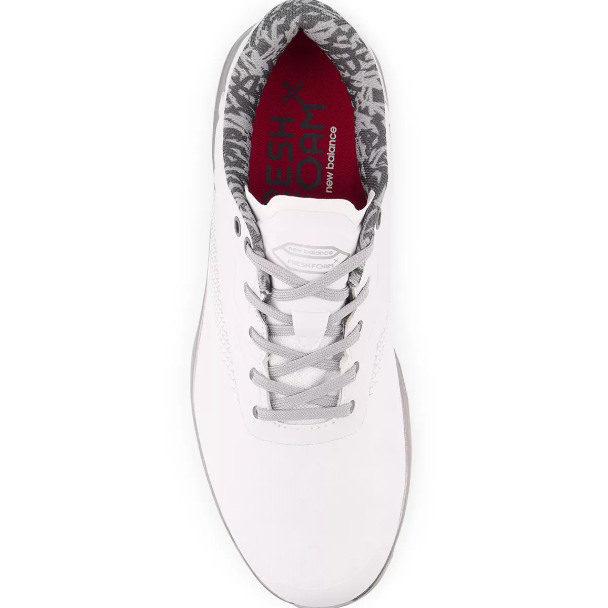 Best New Balance Men's Fresh Foam X Defender Waterproof Spikeless Golf Shoes White/Grey