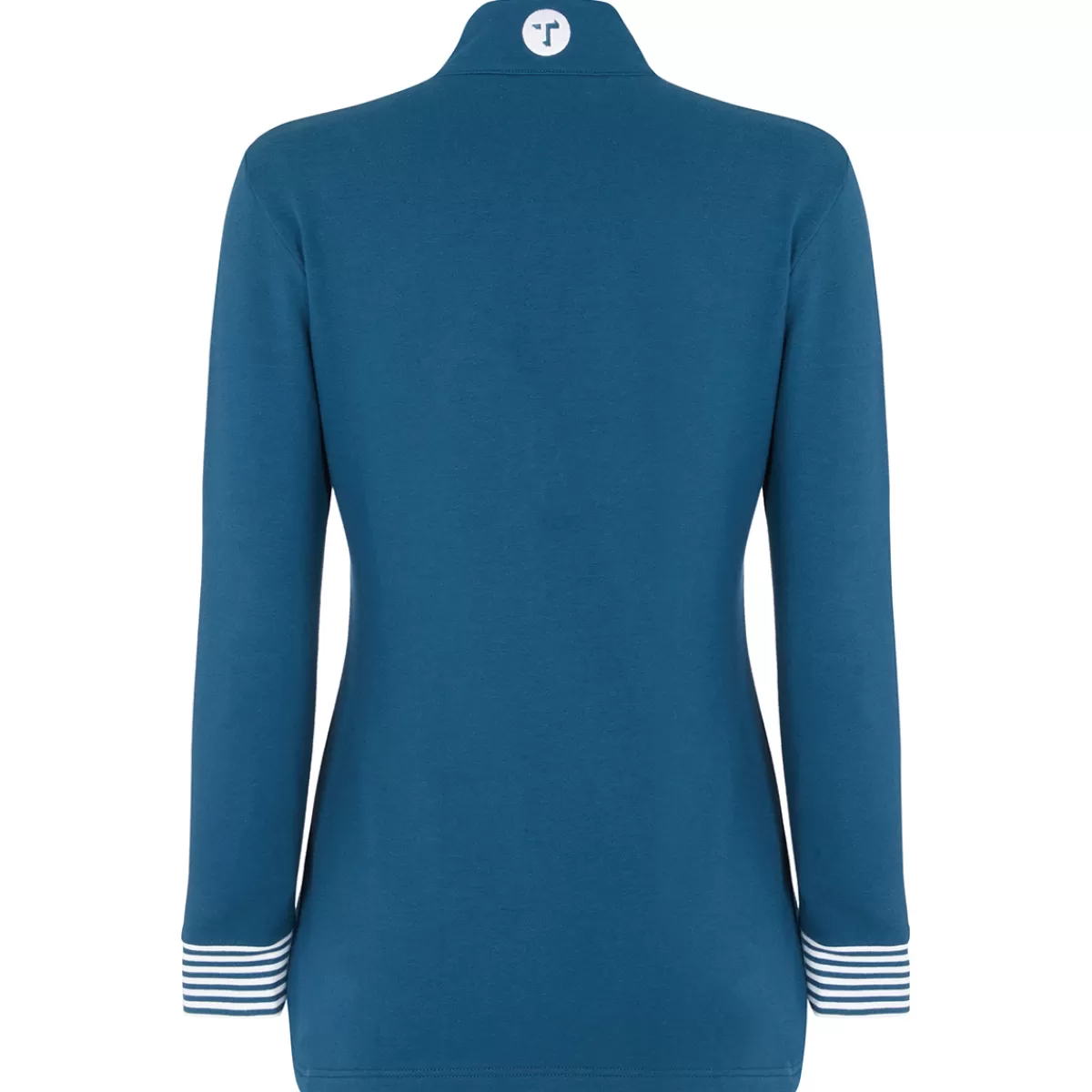Clearance Ocean Tee Oceantee Ladies Silvertip Zip Golf Midlayer Navy