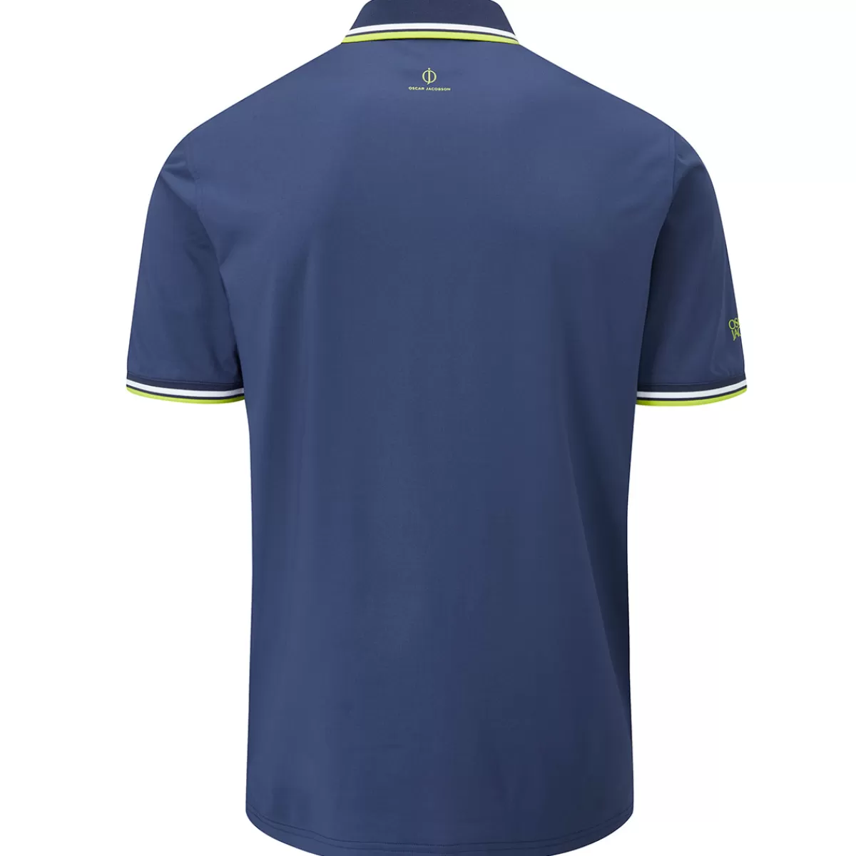 Sale Oscar Jacobson Men's Buxton Stretch Golf Polo Shirt Navy