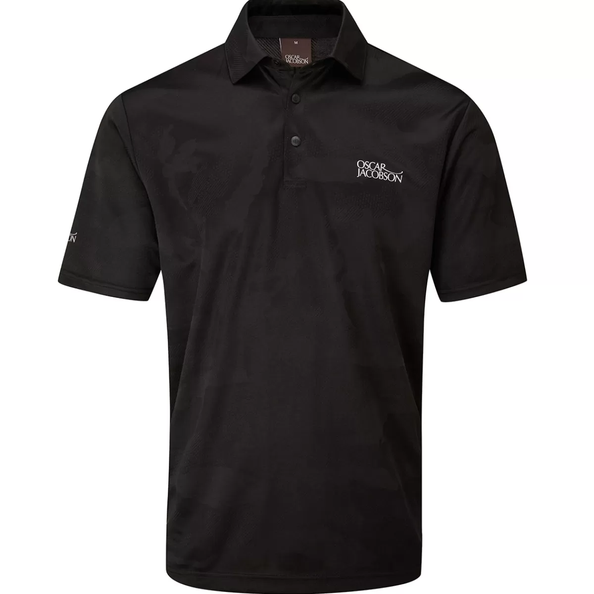 Cheap Oscar Jacobson Men's Sceneway Tour Golf Polo Shirt Black