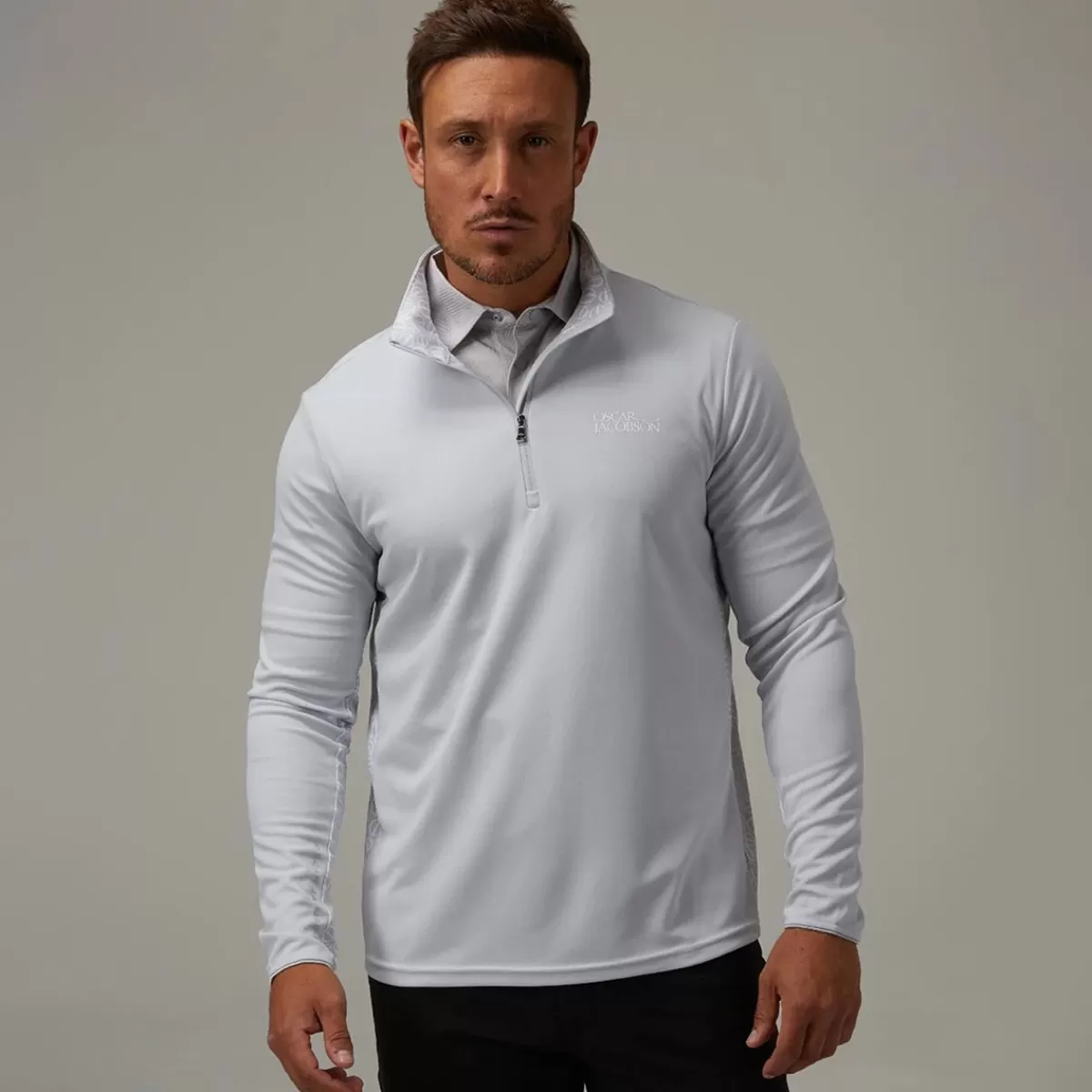 Best Men's Telford Quarter Zip Golf Mid Layer Men Men's Golf Sweaters