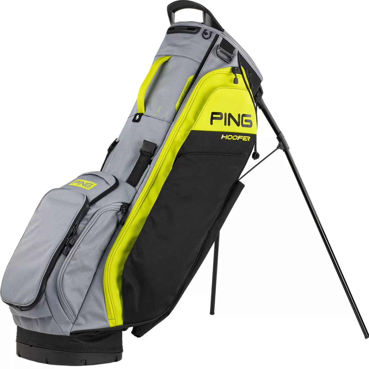 Outlet Ping Hoofer 231 Golf Stand Bag Black/Iron/Neon Yellow