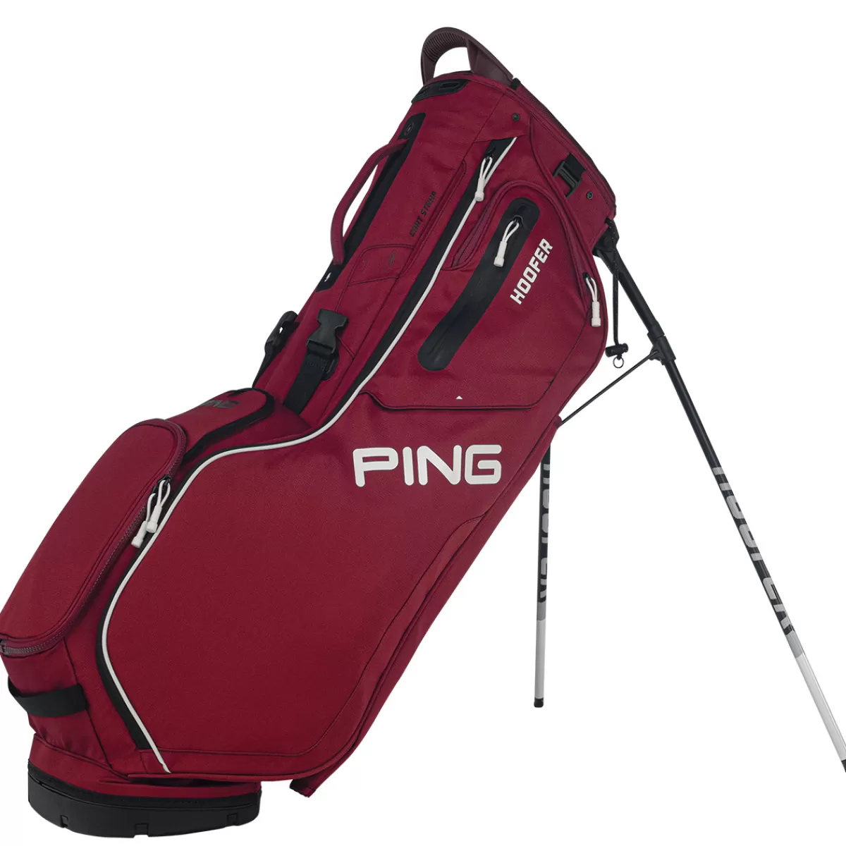 Cheap Ping Hoofer Golf Stand Bag Cardinal/White/Black