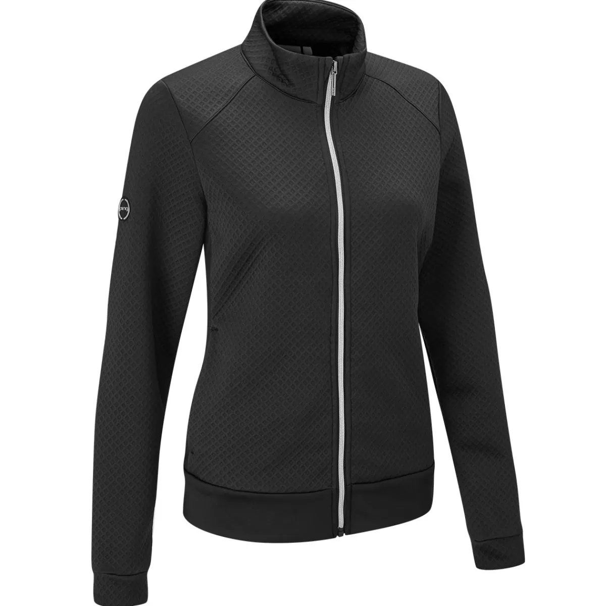 Flash Sale Ping Ladies Agatha Fleece Golf Midlayer Black