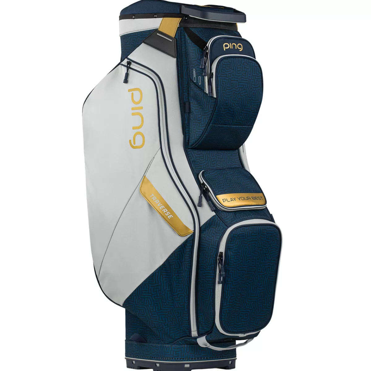 Fashion Ping Ladies G Le3 Traverse Golf Cart Bag Navy/Gold