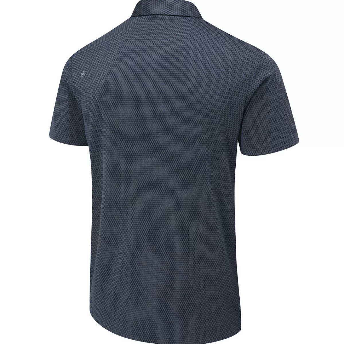 Fashion Ping Men's Halcyon Stretch Golf Polo Shirt Oxford Blue