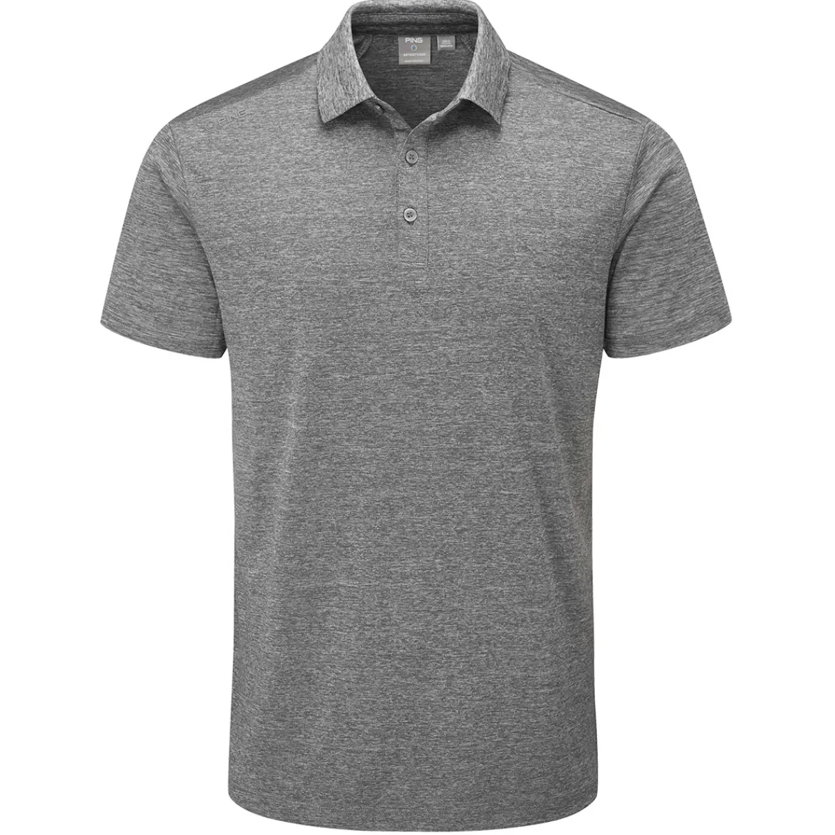 Flash Sale Ping Men's Lindum Stretch Golf Polo Shirt Charcoal Marl