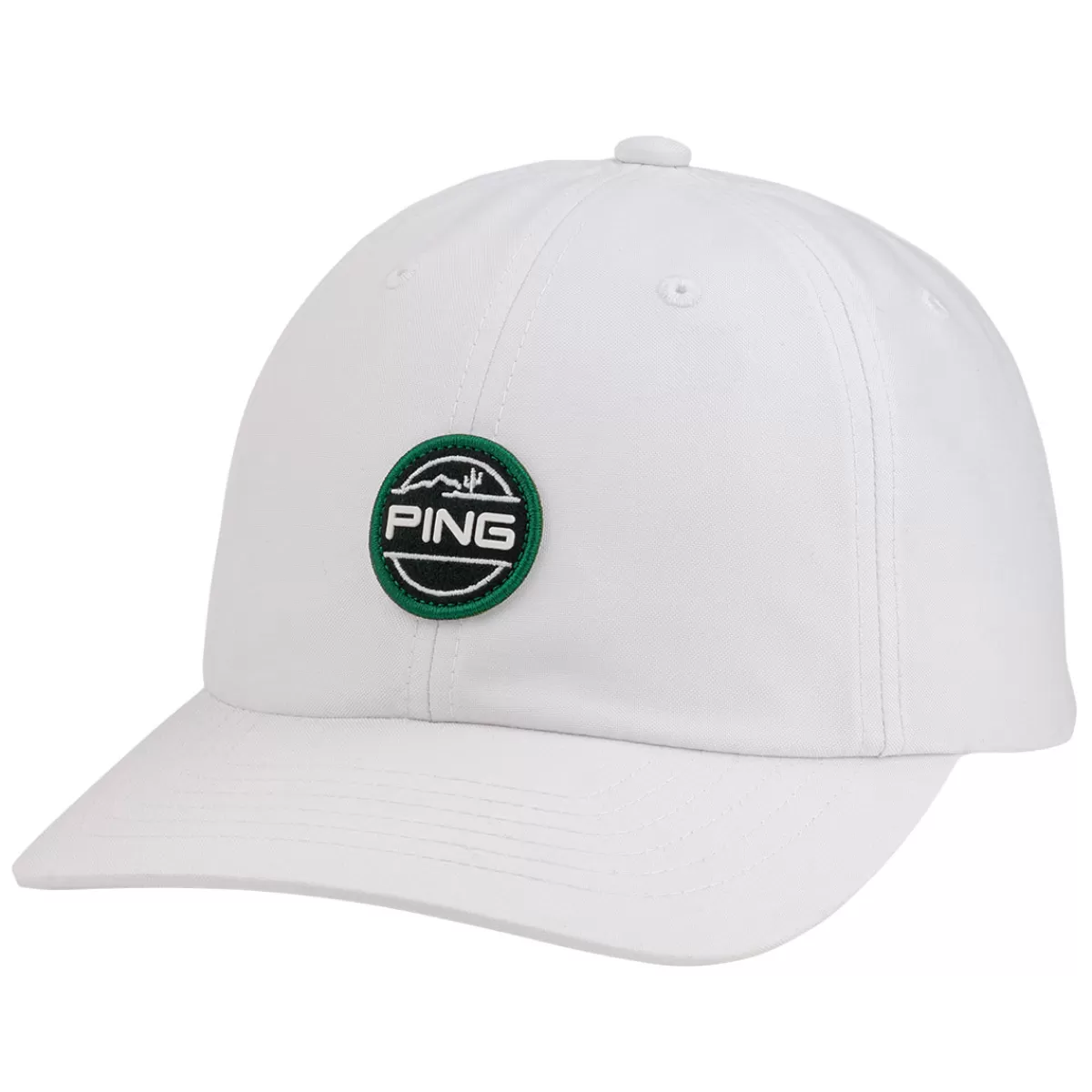 Cheap Ping Men's Looper Golf Cap White Green