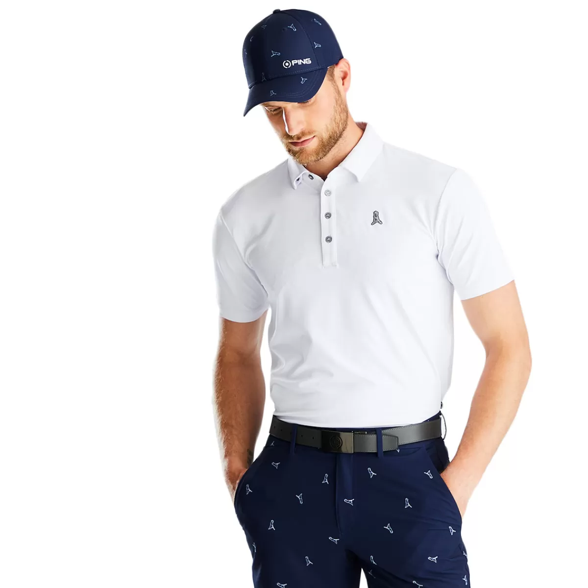 Store Ping Men's Mr. Golf Polo Shirt
