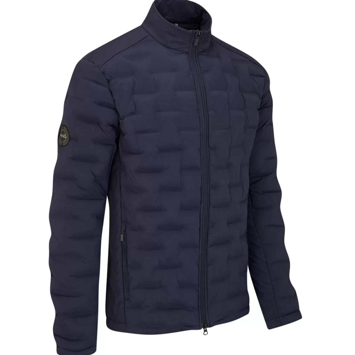 Cheap Ping Men's Norse S5 Full Zip Golf Jacket Navy Blue