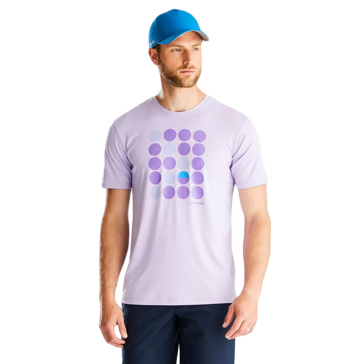 Hot Ping Men's Split Ball Golf T-Shirt