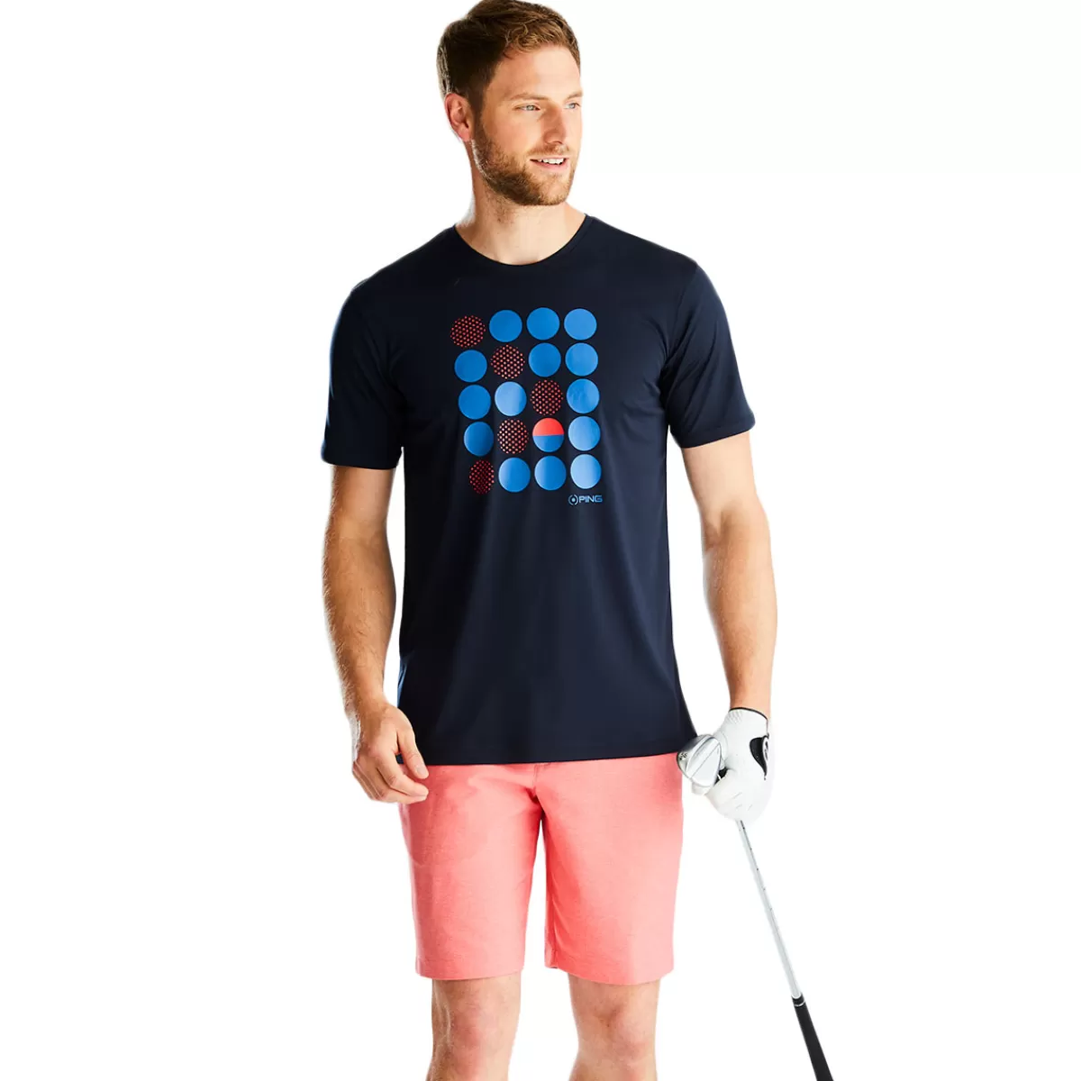 Best Sale Men's Split Ball Golf T-Shirt Men Men's Golf T-Shirts