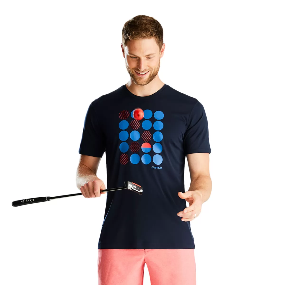 Best Sale Men's Split Ball Golf T-Shirt Men Men's Golf T-Shirts