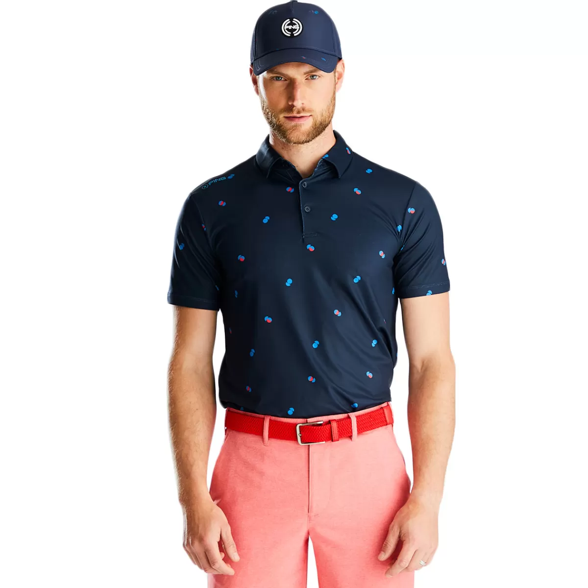 Best Sale Ping Men's Two Tone Golf Polo Shirt