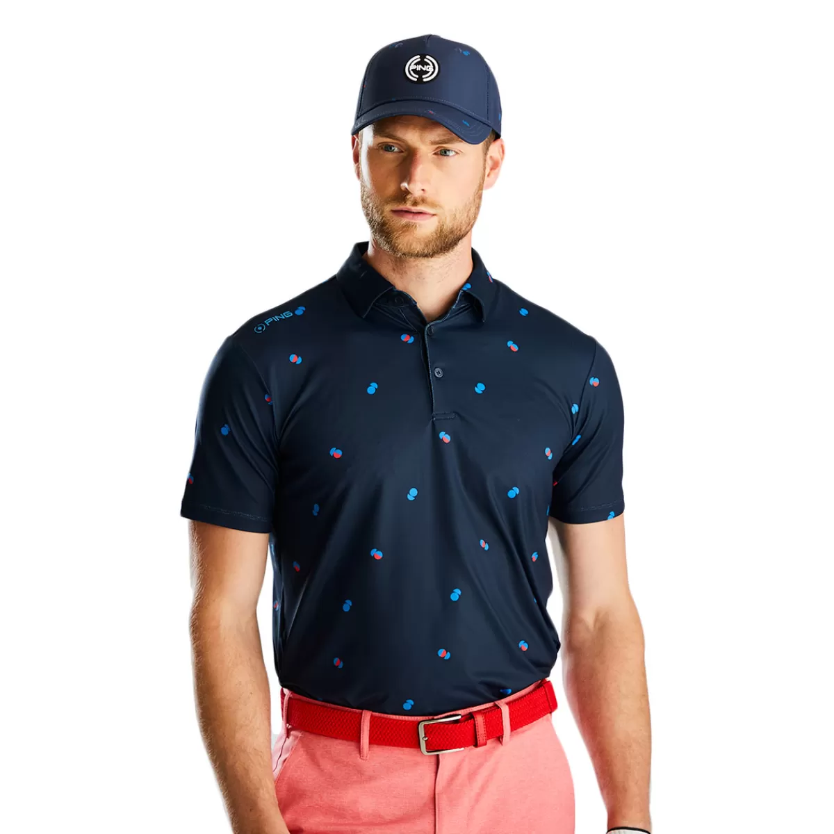 Best Sale Ping Men's Two Tone Golf Polo Shirt