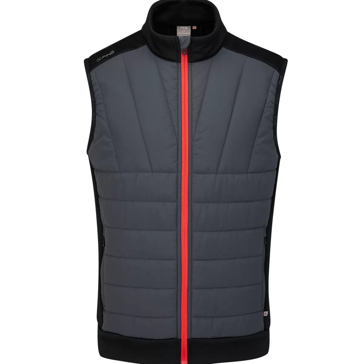 Outlet Men's Vernon Quilted Hybrid Golf Gilet Men Men's Golf Sweaters