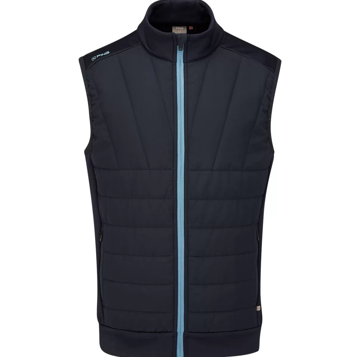 Shop Men's Vernon Quilted Hybrid Golf Gilet Men Men's Golf Sweaters