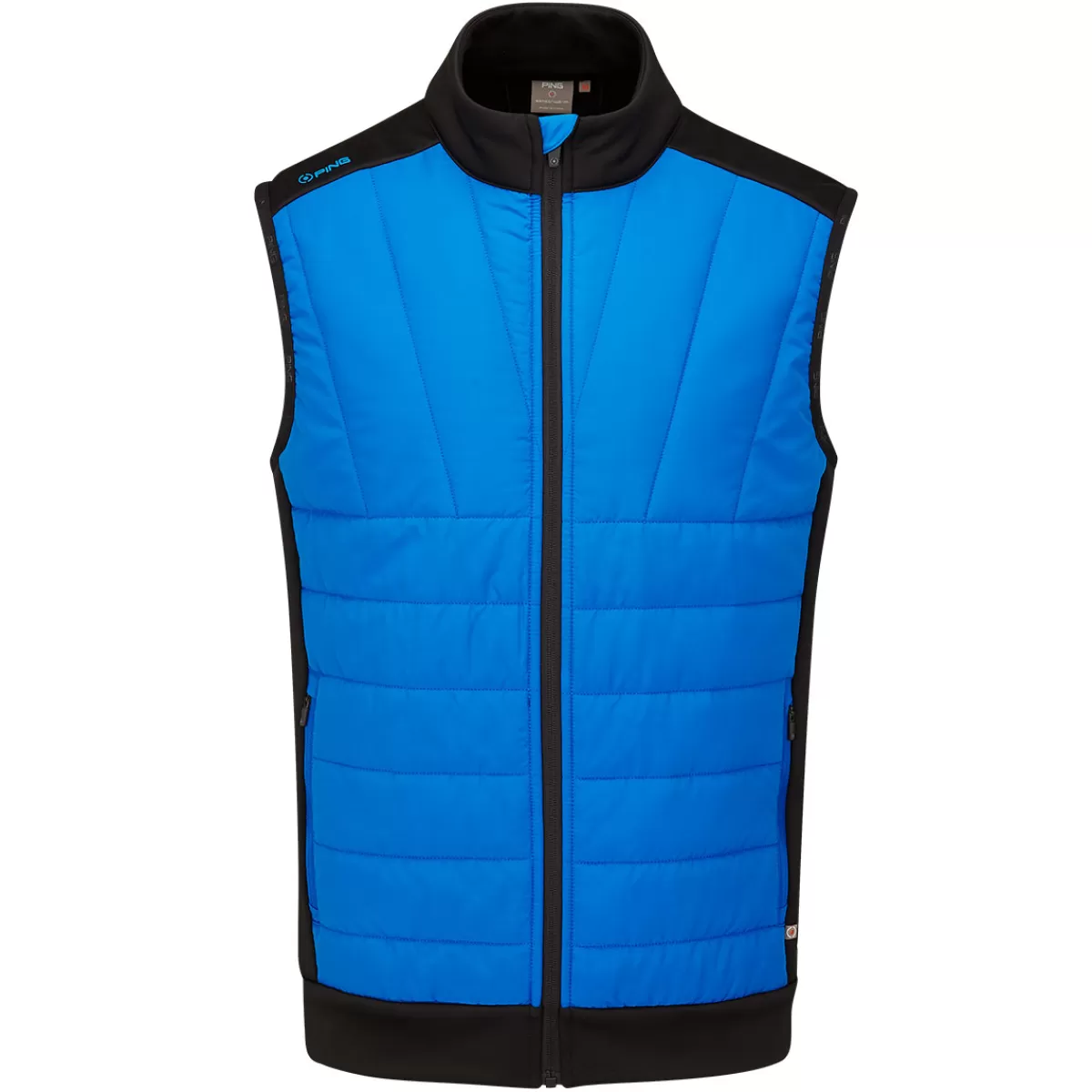 Fashion Men's Vernon Quilted Hybrid Golf Gilet Men Men's Golf Sweaters