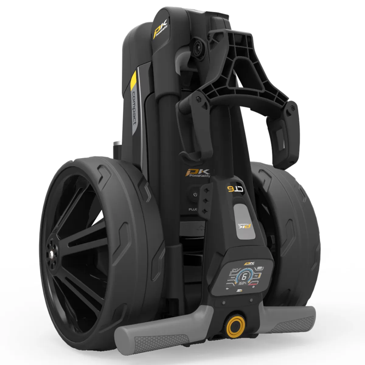 Best Sale PowaKaddy Ct6 18 Hole Lithium Electric Golf Trolley Stealth Matt Black